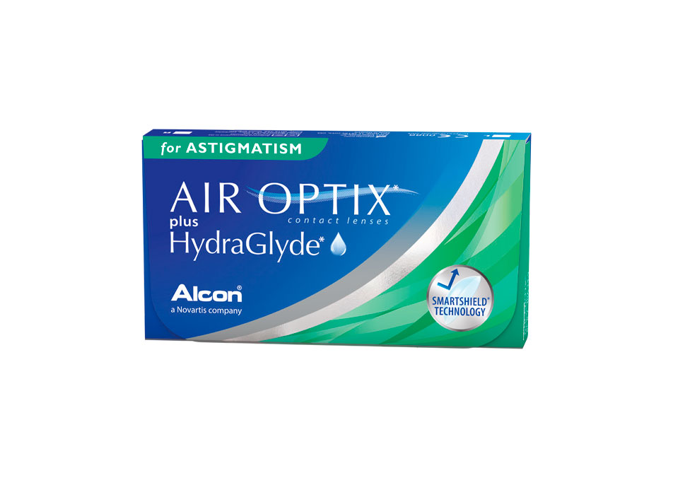 Lentes de Contacto AIR OPTIX Plus HydraGlyde Astigmatismo